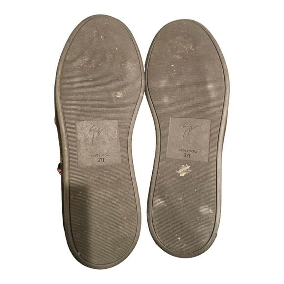 GIUSEPPE ZANOTTI Suede &‎ Leather Sneakers - Size 37 1/2 - Picture 5 of 10